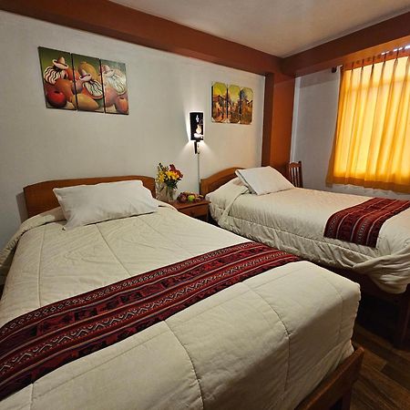 Hostal Con Vista A La Ciudad Santa Ana Cusco Bagian luar foto