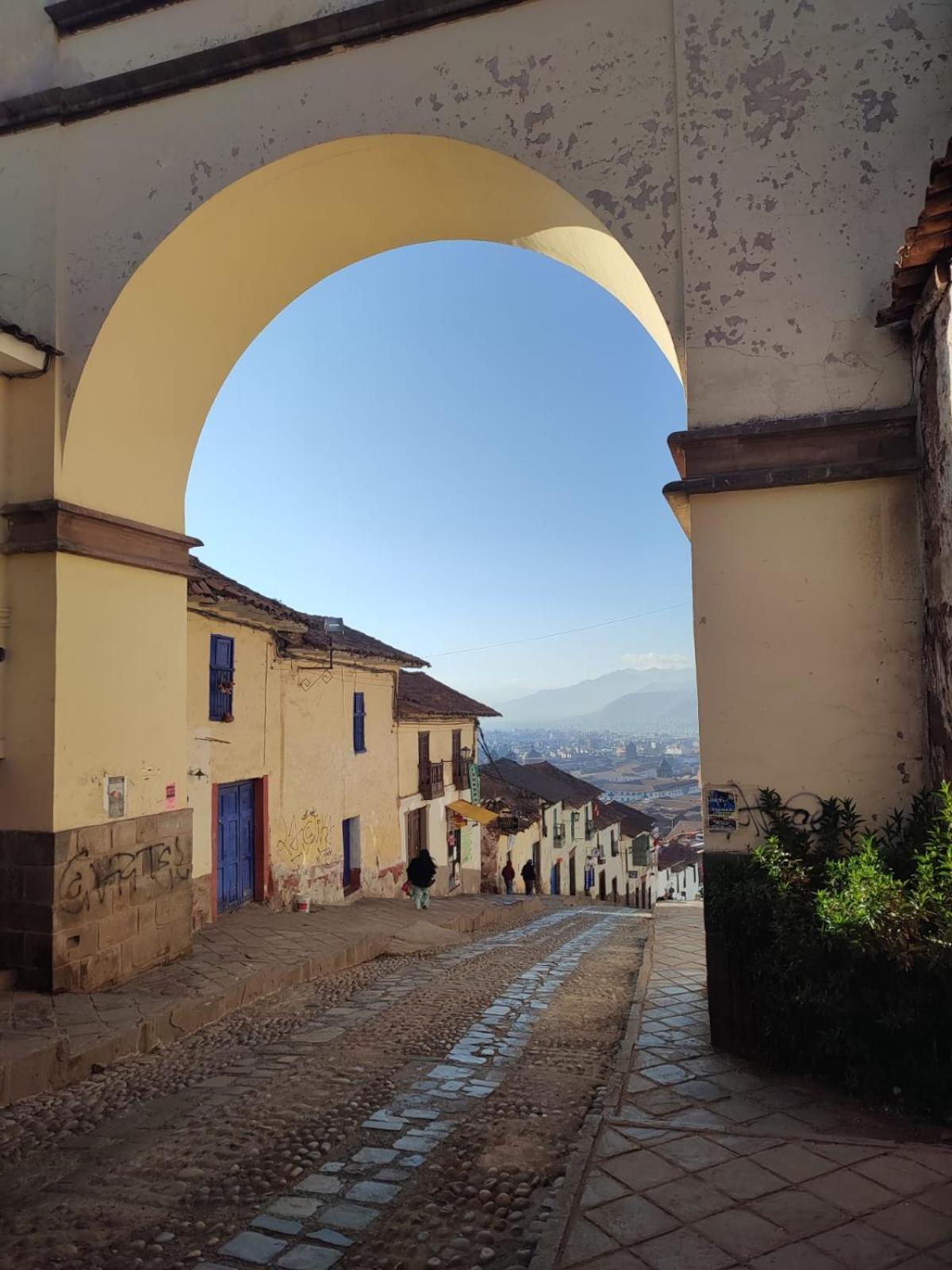 Hostal Con Vista A La Ciudad Santa Ana Cusco Bagian luar foto
