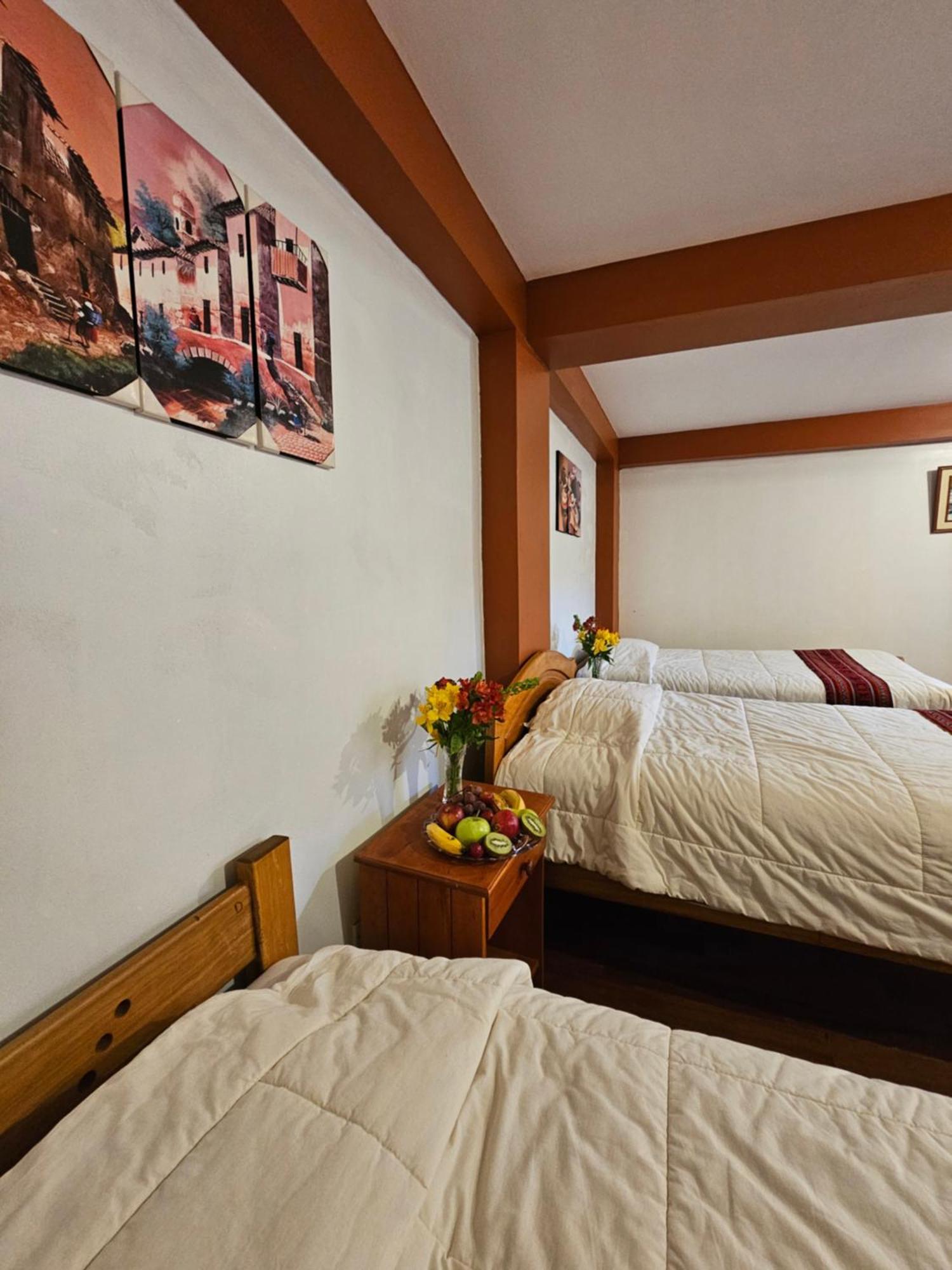 Hostal Con Vista A La Ciudad Santa Ana Cusco Bagian luar foto