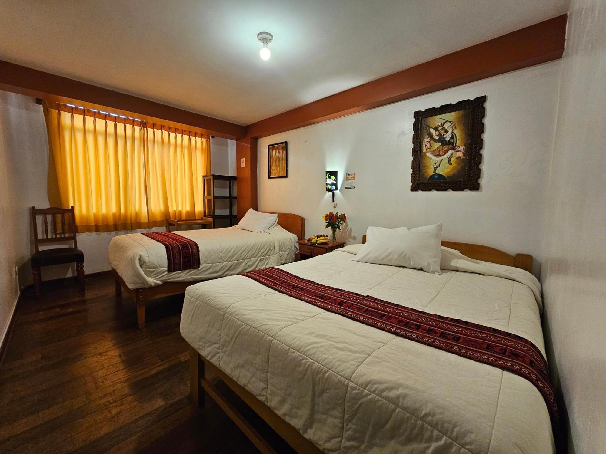 Hostal Con Vista A La Ciudad Santa Ana Cusco Bagian luar foto